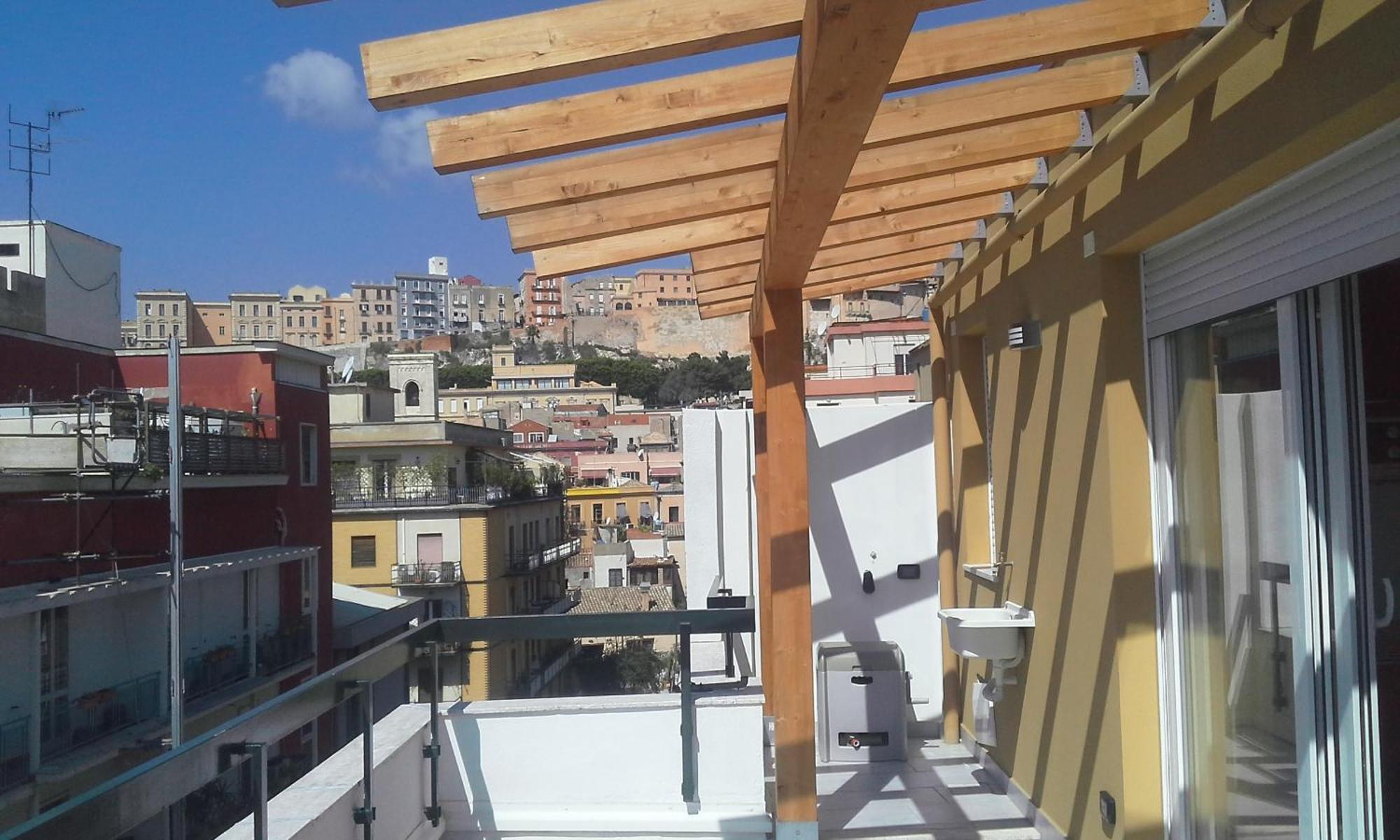 Monolocale Sonnino Villa Cagliari Eksteriør bilde